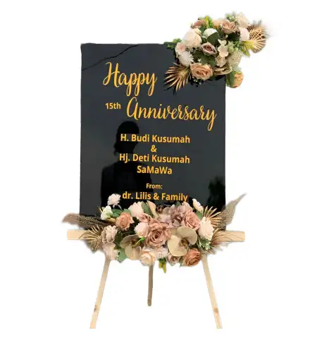 Papan Bunga Akrilik Petemon