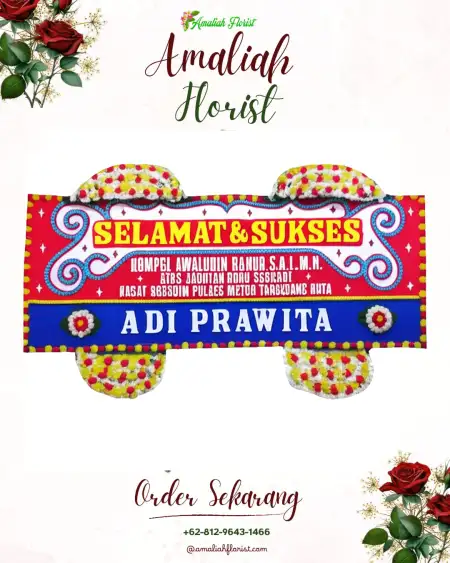 Papan Bunga Ucapan Selamat Petemon