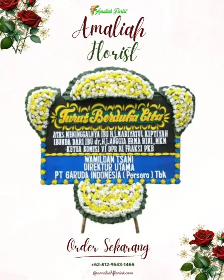 Papan Bunga Duka Petemon